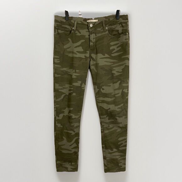 Levi’s 711 Skinny Jeans Women’s 31 Camouflage Mid Rise Camo Pants Casual Trend - Picture 1 of 14